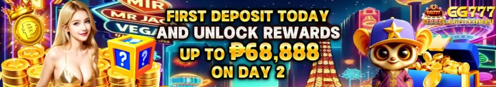 First Deposit Today Get Cashback Up to ₱68,888 on Day 2!